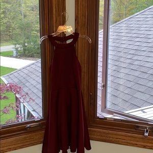 Maroon dress